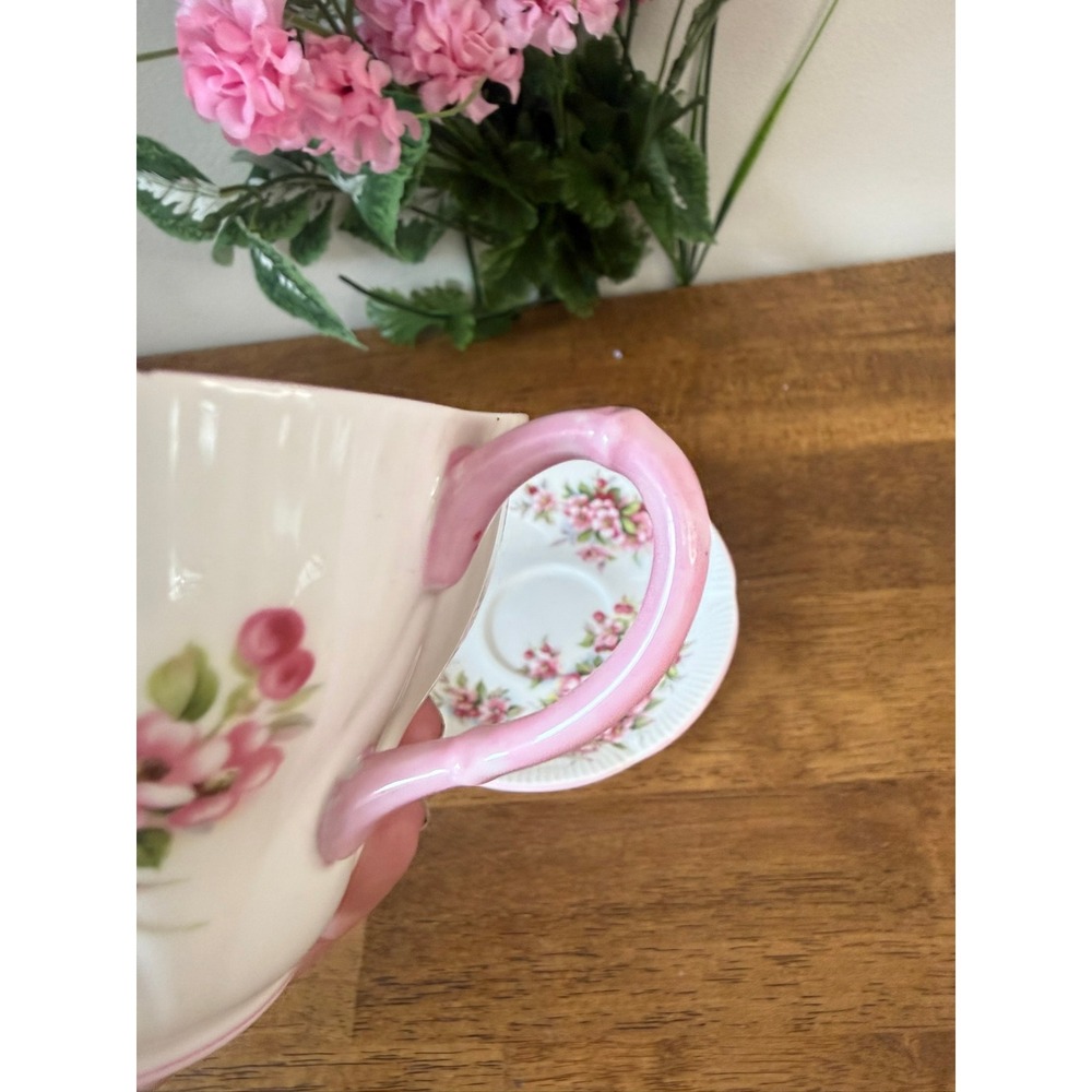 Royal Albert Apple Blossom Teacup & Saucer Blossom Time Bone China England - Picture 9 of 11
